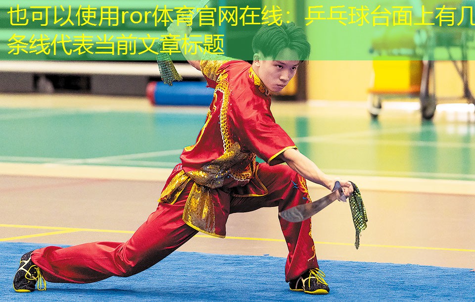 乒乓球台面上有几条线