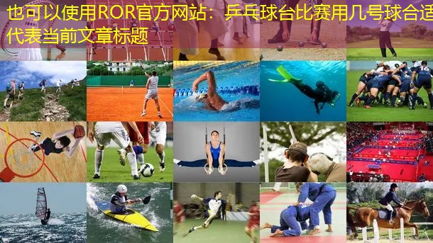 乒乓球台比赛用几号球合适