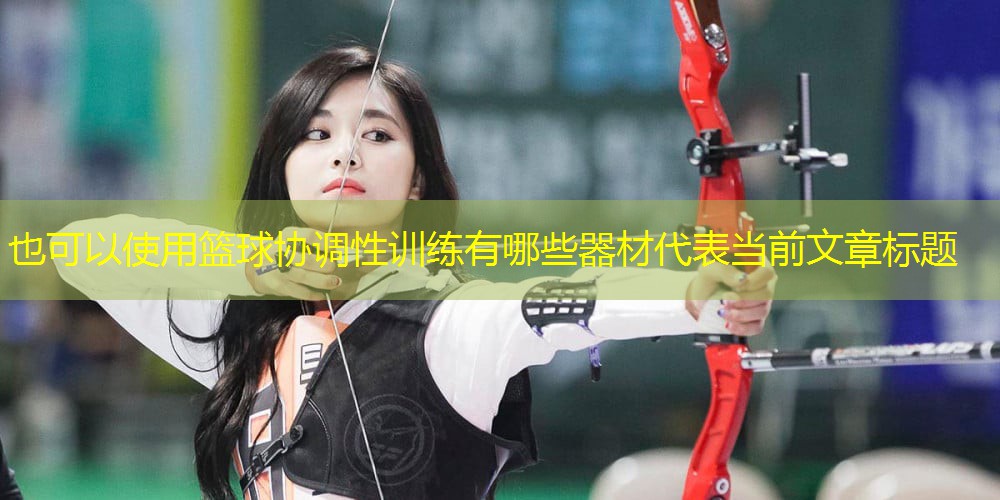 篮球协调性训练有哪些器材